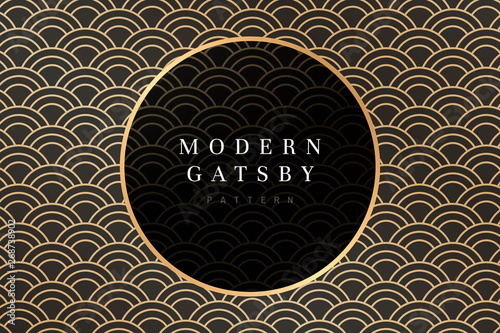 Gatsby patterned frame
