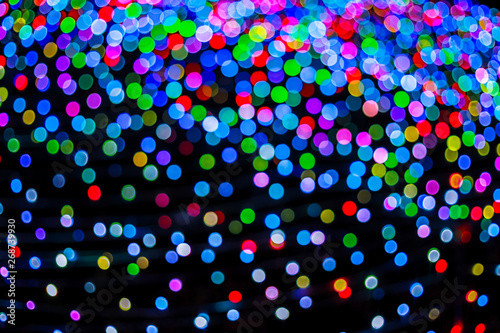 Circular colors bokeh abstract background