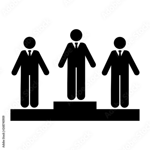 Race, business, jobless icon. Element of businessman icon. Premium quality graphic design icon. Signs and symbols collection icon for websites, web design, mobile app