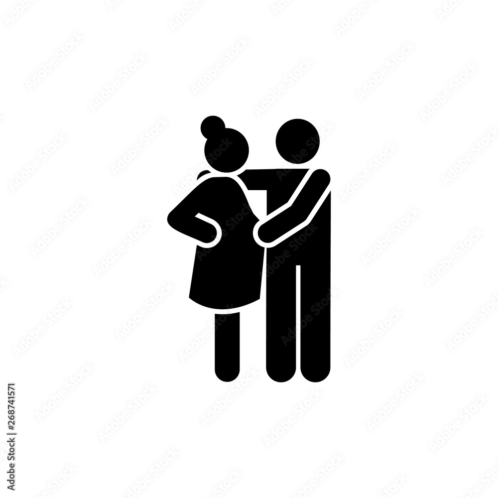 Father, mother, pregnant, family icon. Element of maternity icon. Premium quality graphic design icon. Signs and symbols collection icon for websites, web design, mobile app Father, mother, pregnant, family icon. Element of maternity icon. Premium quality graphic design icon. Signs and symbols collection icon for websites, web design, mobile app