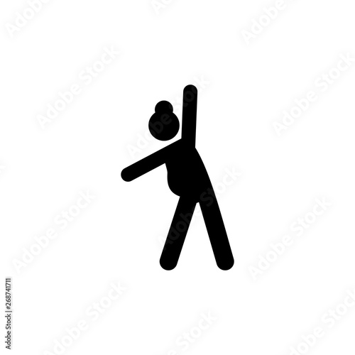 Pilates, mother, maternal icon. Element of maternity icon. Premium quality graphic design icon. Signs and symbols collection icon for websites, web design, mobile app