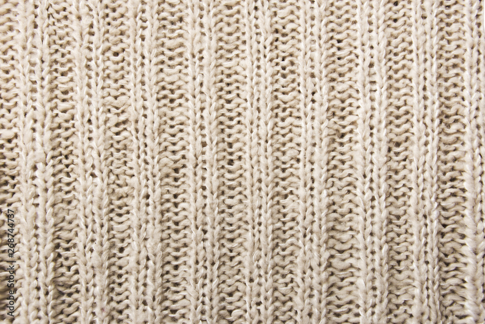 Close up of woolen knitted texture Close up of woolen knitted texture