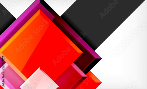 Free Download Color squares futuristic abstract background - GFXLoad