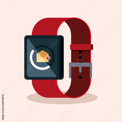 smartwatch technology with social letter app