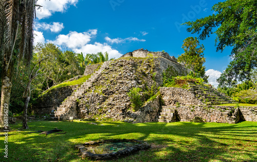 Mayan ruins at Kohunlich in Mexico photo