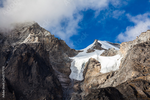 snow mountains in Himalaya of Tibet