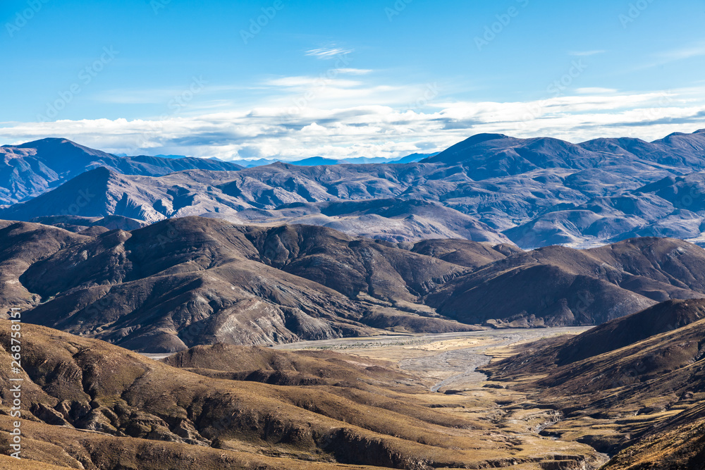 mountains in Himalaya of Tibet