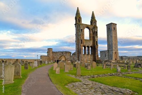 Wallpaper Mural Ruin at Church of St Andrew, Scotland Torontodigital.ca