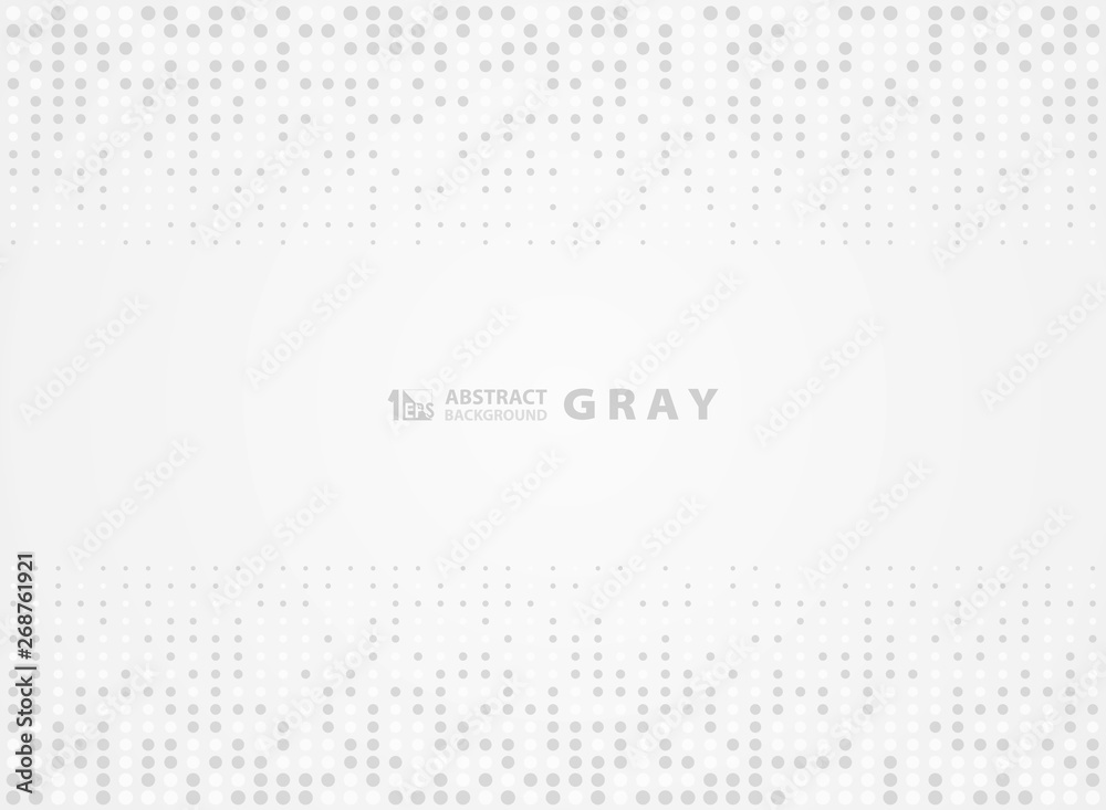 Abstract gray pattern random dot halftone design background. illustration vector eps10