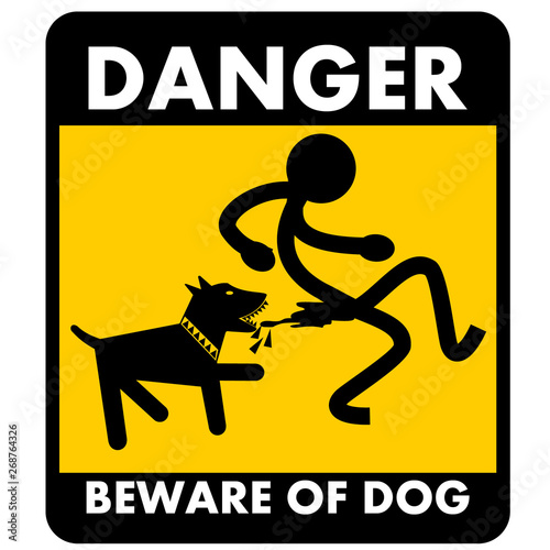 danger, beware of dog