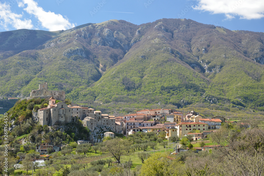 The village of Quaglietta, in the mountains of southern Italy