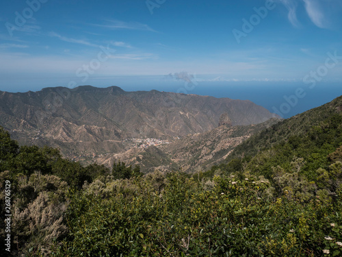 High Tenerife Mountains Masca Village Area Stock Picture