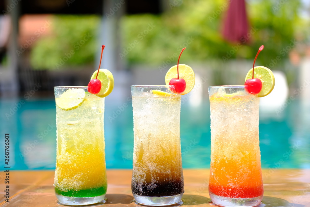 colorful summer drinks and cocktails colorful summer drinks and cocktails