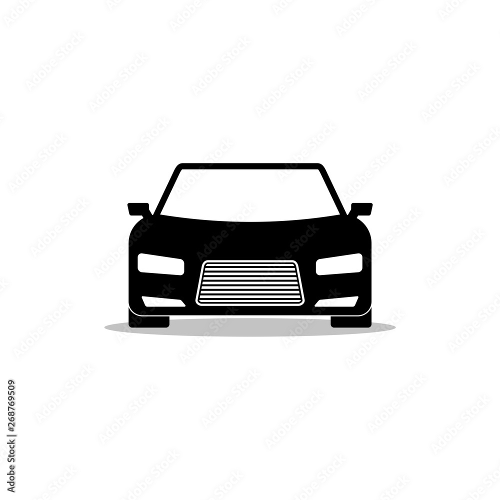 Black Car logo sign icon