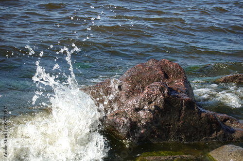 rocks on beach