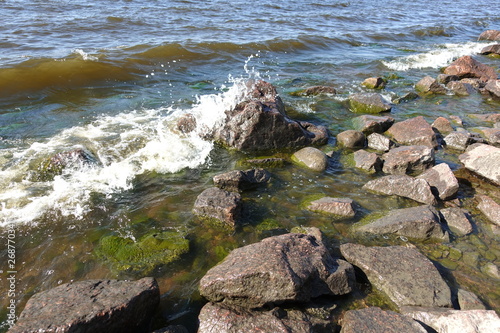 rock, beach, coast
