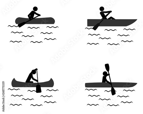 Freizeit auf dem Wasser verbringen