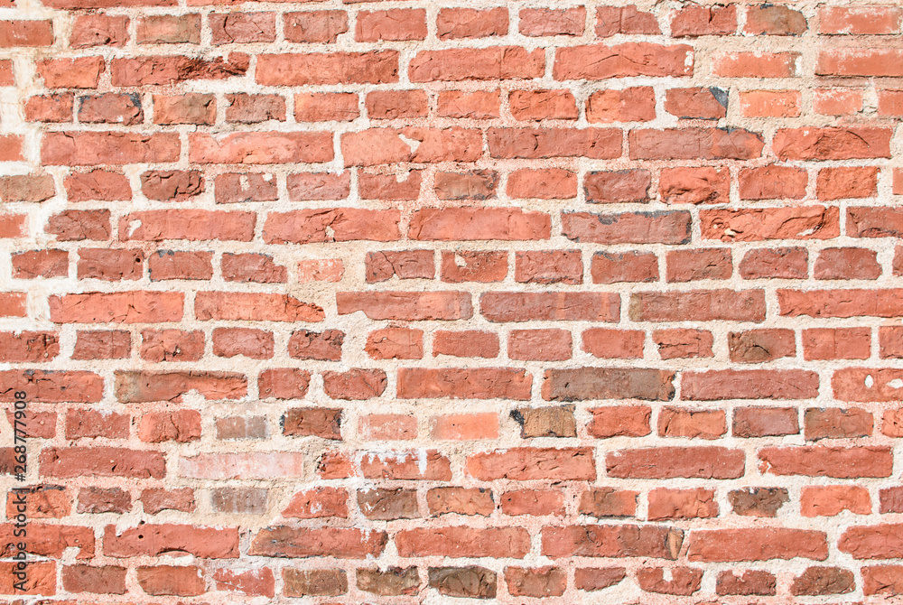 Fototapeta premium Red brick wall.
