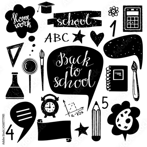 Back to school icons