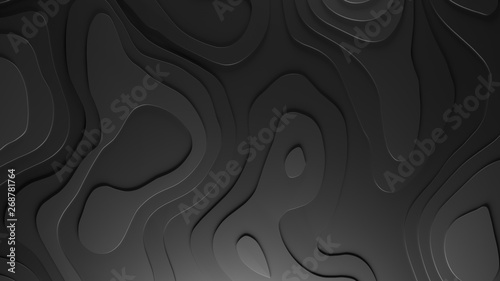3D Topology Relief Background