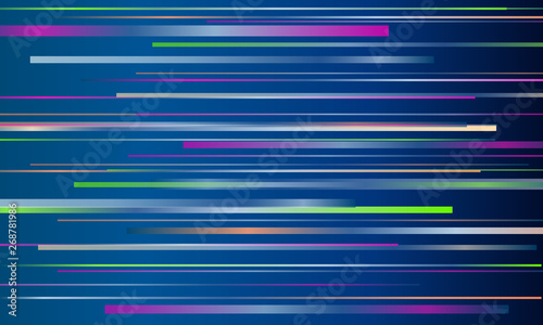 long neon stripes on a dark background