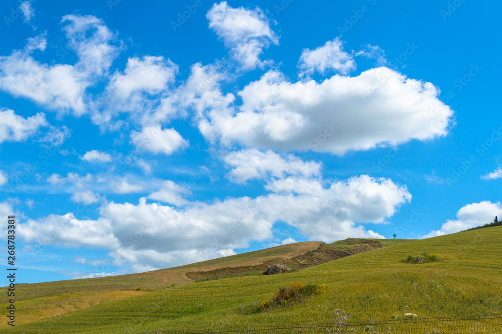 Beautiful Sicilian Scenery, Caltanissetta, Italy, Europe Beautiful Sicilian Scenery, Caltanissetta, Italy, Europe