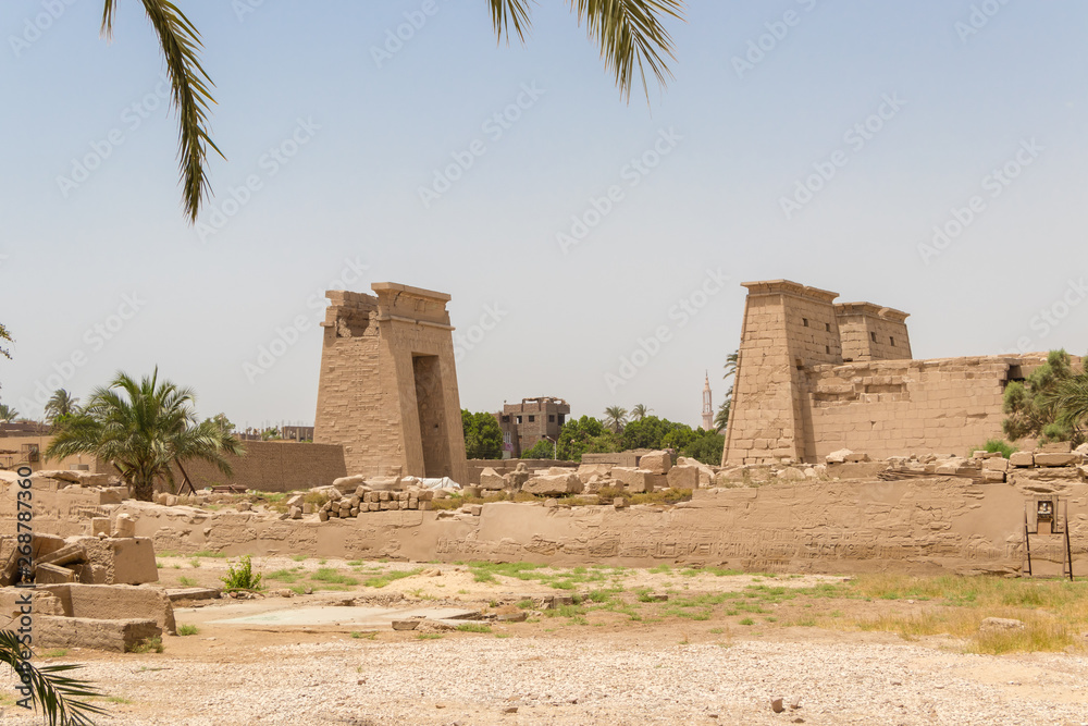 Temple Karnak in the ancient city of Thebes, Luxor, Egypt