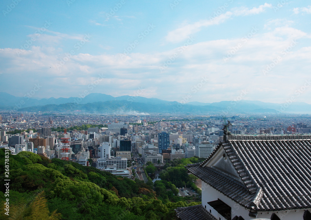Fototapeta premium 松山城からの松山市