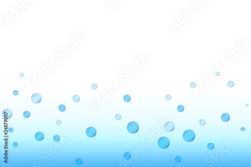 Illustration of splash or carbonate.  水しぶきまたは炭酸のイラスト