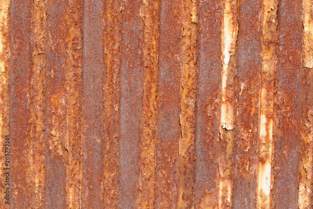 Old zinc wall surface Fence Old zinc wall surface Fence