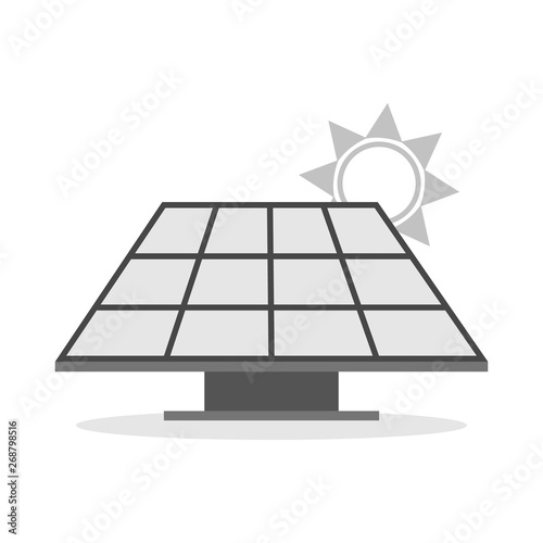 Solar panel alternative energy concept. Electricity power