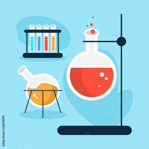Laboratory equipment made of glass