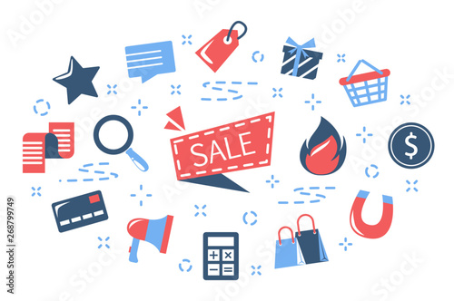 Sale web banner concept