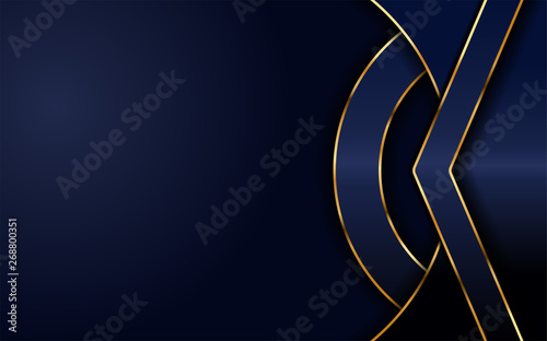 modern navy background with light golden lines