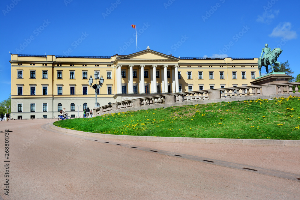 palac królewski w Oslo, Norwegia