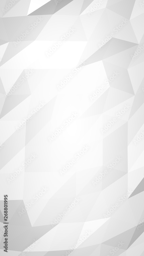 White abstract background. Lowpoly backdrop. Crumpled paper. 3D illustration White abstract background. Lowpoly backdrop. Crumpled paper. 3D illustration
