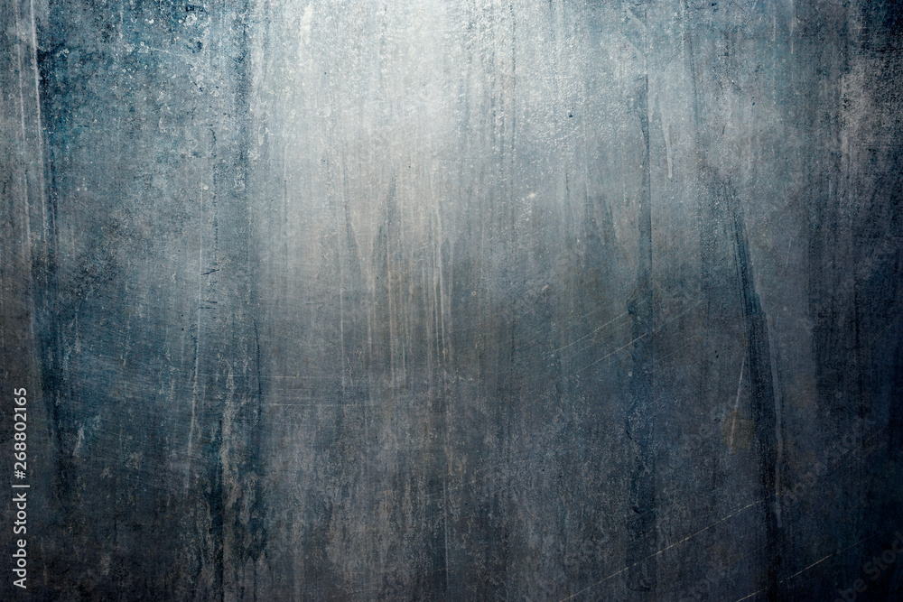 Old blue grungy background or texture