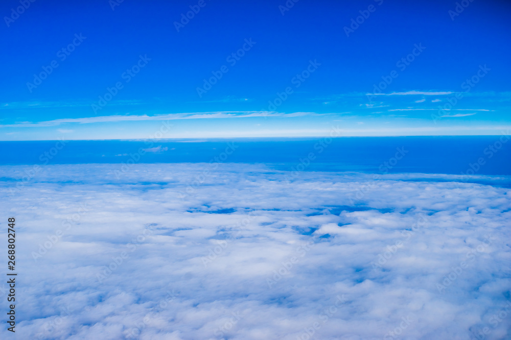 Obraz premium cloud sky looking form high air
