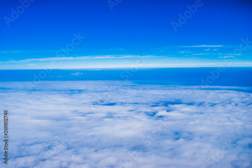 cloud sky looking form high air