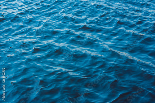  Beautiful, gentle blue sea background