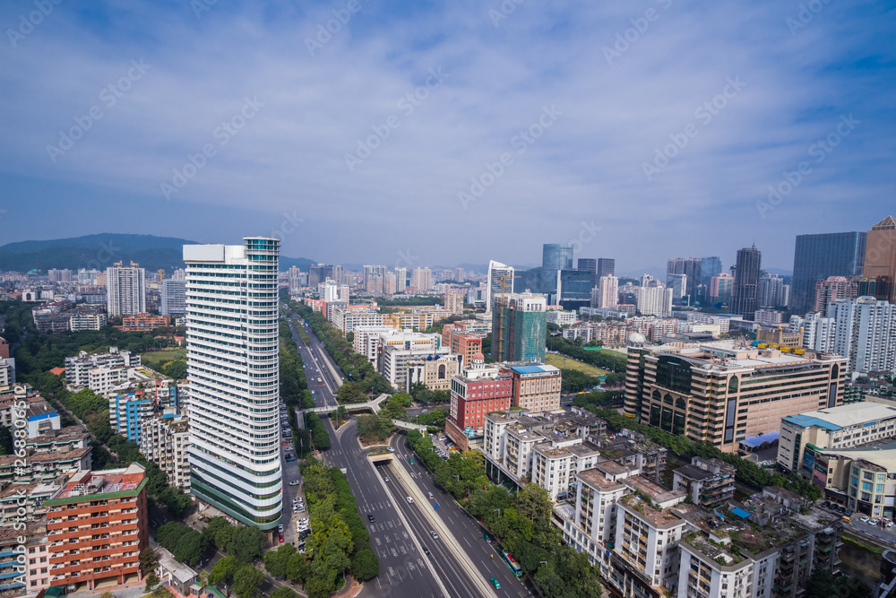 Obraz premium Guangzhou city view in China