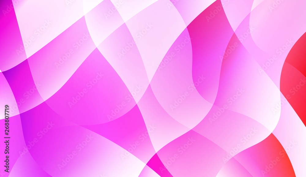 Fototapeta premium Hologram Gradient Geometric Wave Shape. Abstract background. For Template Cell Phone Backgrounds. Vector Illustration.
