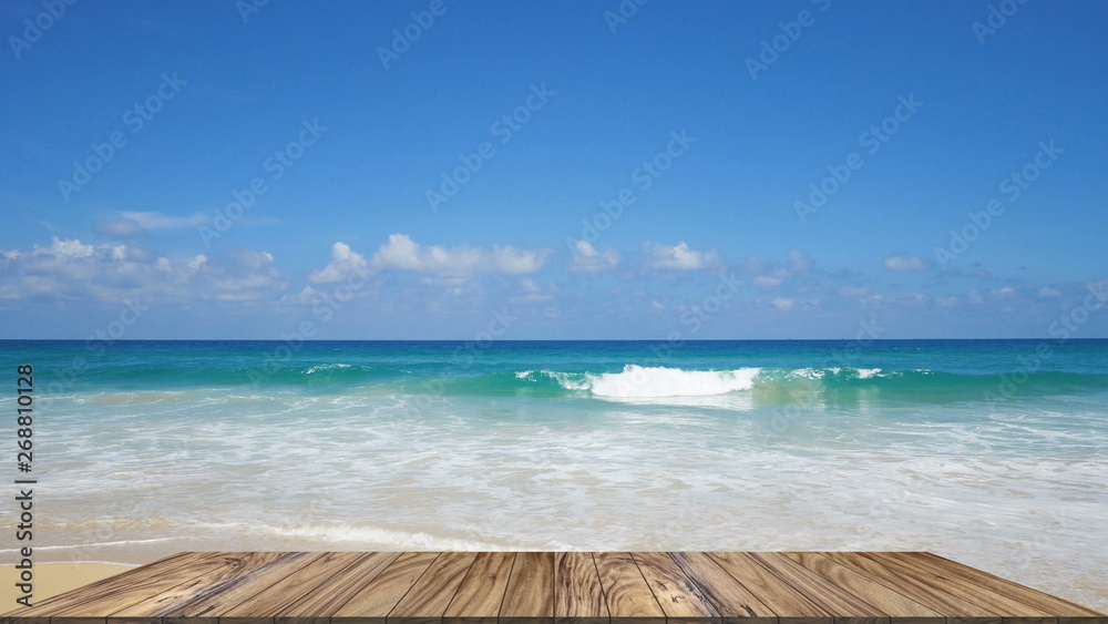 Fototapeta premium Beautiful beach sea in the summer. phuket thailand.