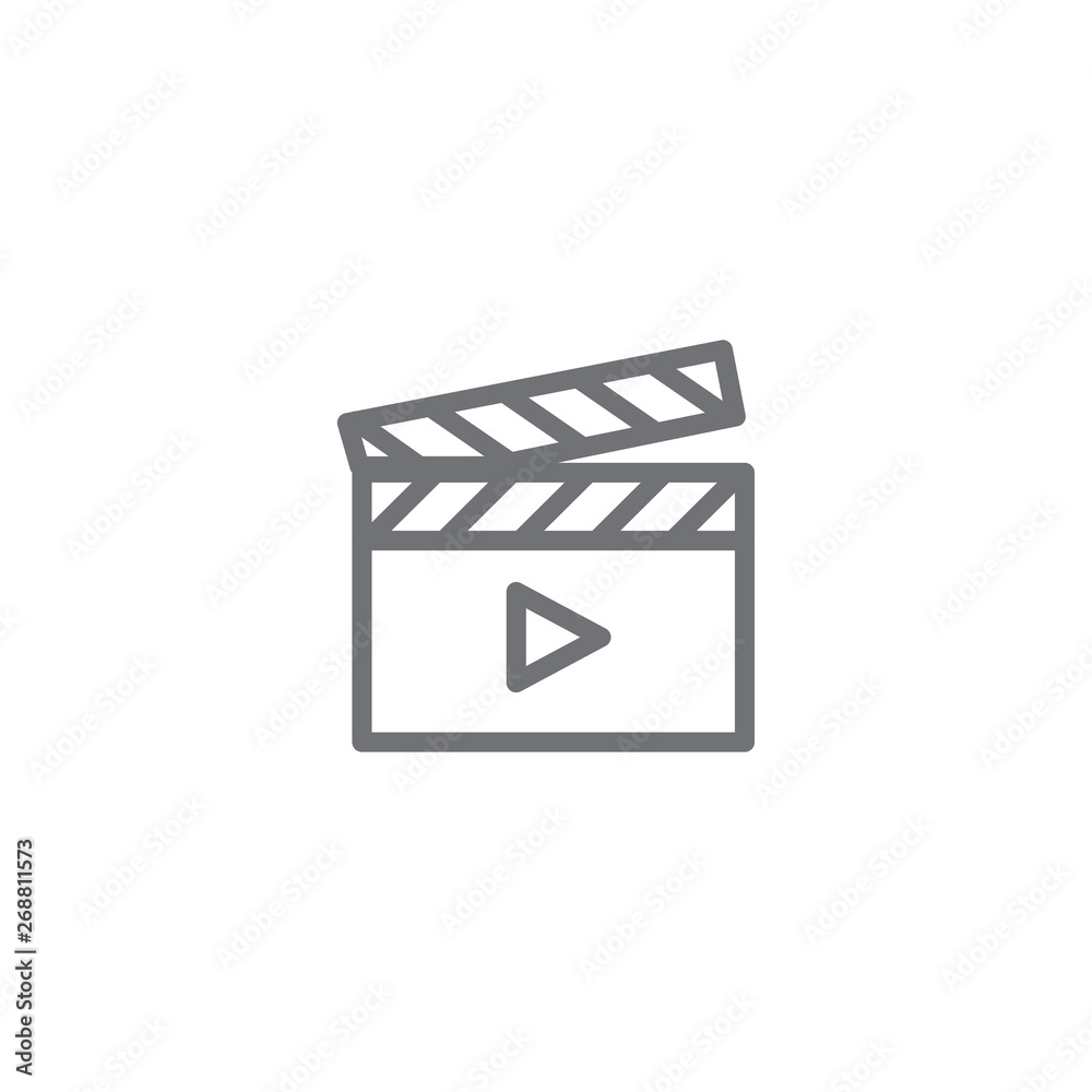 Video teaching and training - informational video icon / video button Video teaching and training - informational video icon / video button