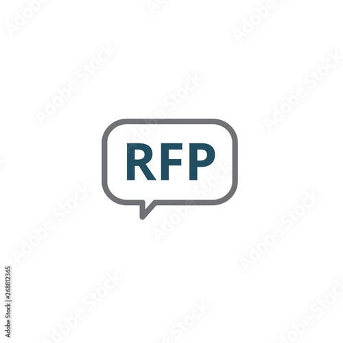 RFP Icon - request for proposal concept or idea