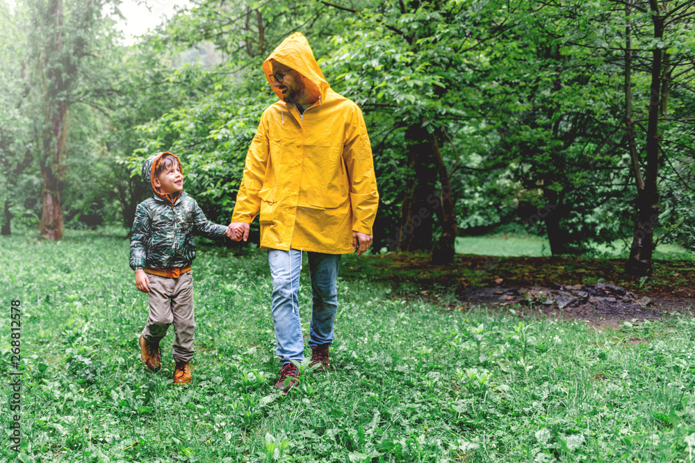 Fototapeta premium Spending day with my son in nature