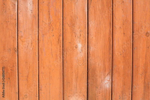 Orange Wooden Background, Wood Texture with paint