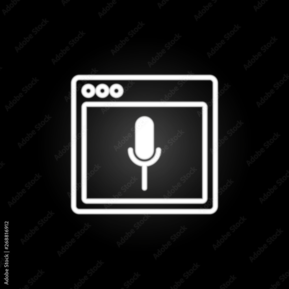 browser webpage neon icon. Elements of browser set. Simple icon for websites, web design, mobile app, info graphics browser webpage neon icon. Elements of browser set. Simple icon for websites, web design, mobile app, info graphics