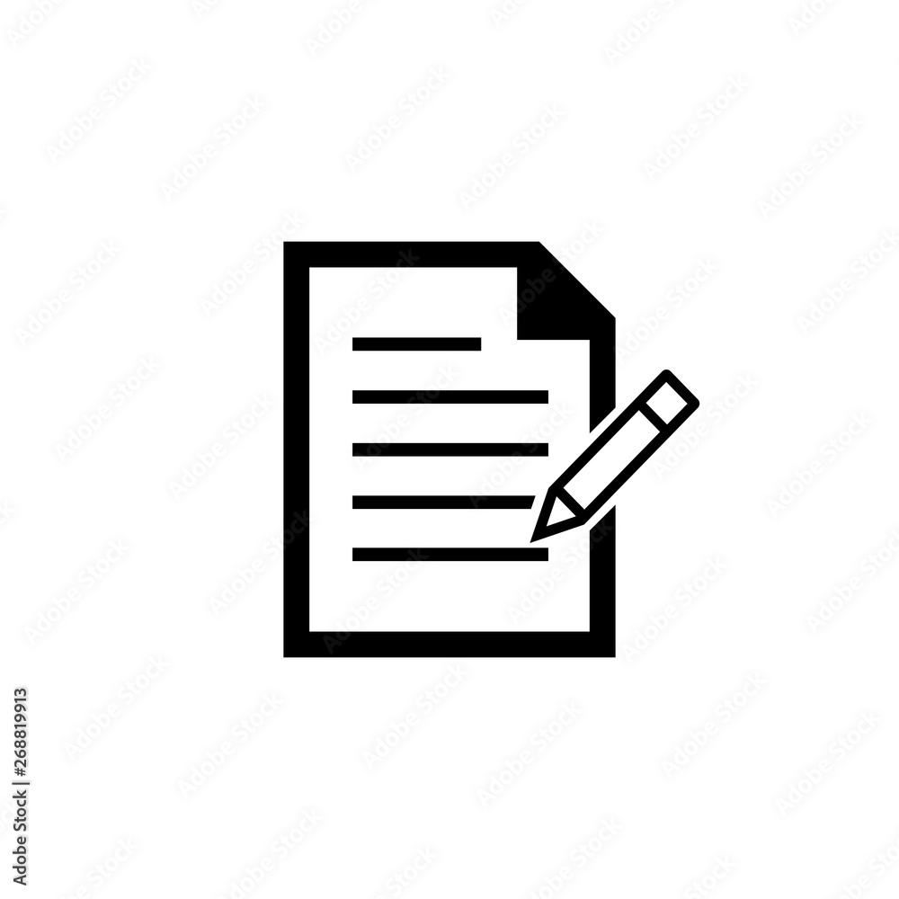 Edit document sign icon Vector Edit document sign icon Vector