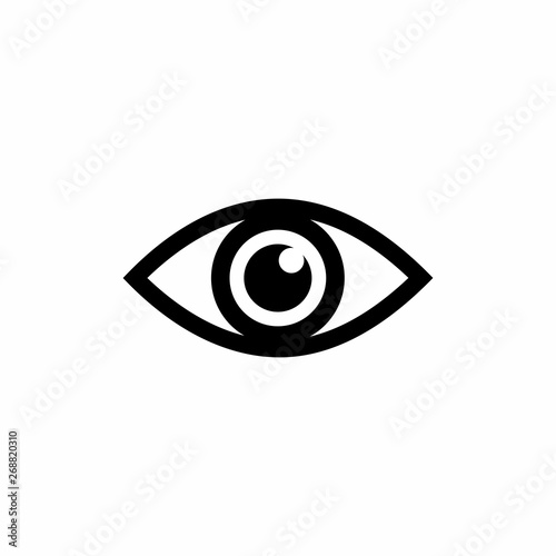 eye icon symbol vector